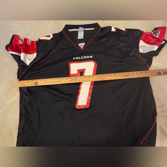 Michael Vick Jersey Atlanta Falcons Reebok Black Mens 3XL Vintage Black Red - Picture 6 of 8
